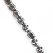 Non magnetic Hematite Beads, Skull, Hole:Approx 1.5mm, Length:Approx 15.7 Inch, Sold By Strand